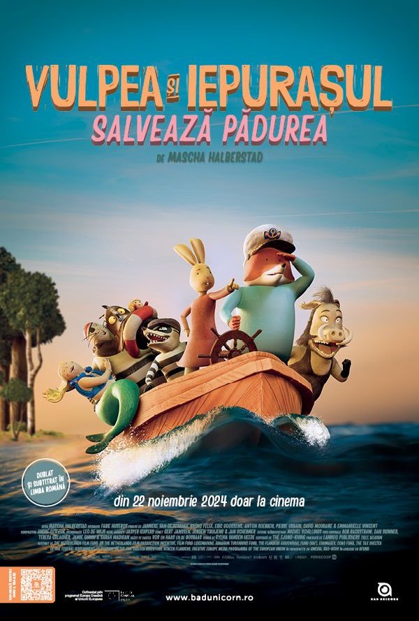 Vulpea si iepurasul salveaza padurea poster